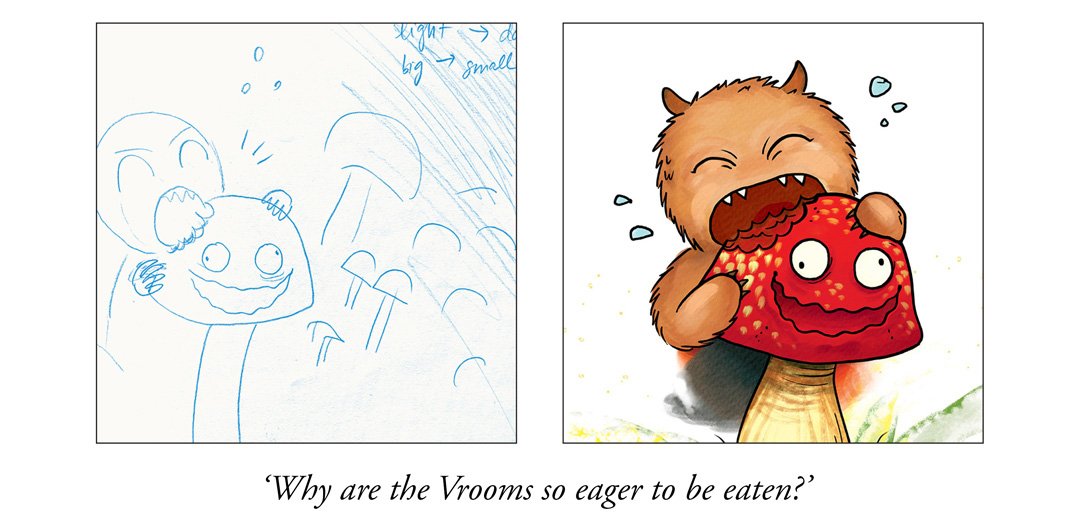 Hungry Little Monster - Eating a Vroom