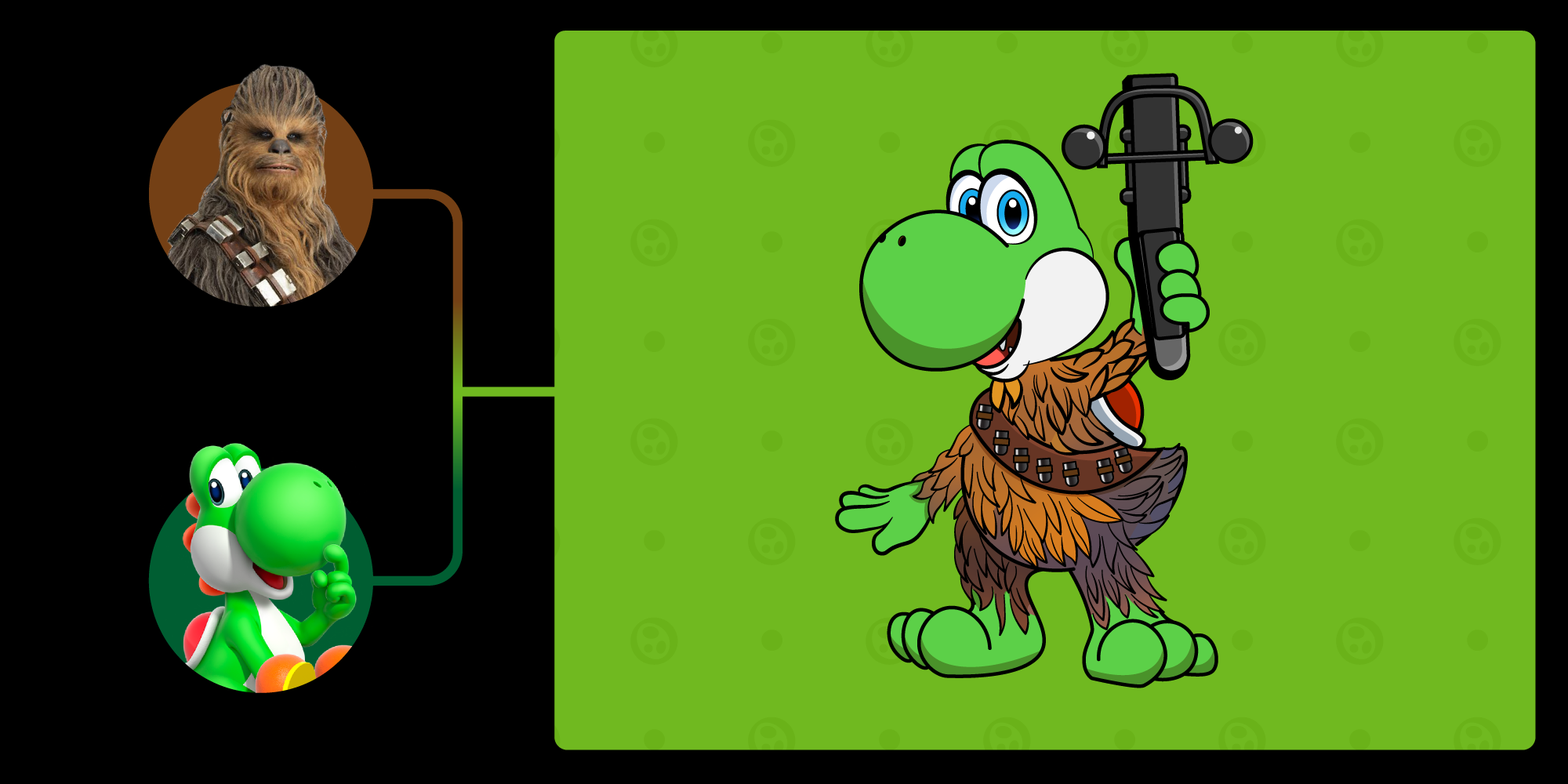 Yoshi x Chewbacca
